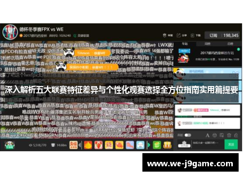 深入解析五大联赛特征差异与个性化观赛选择全方位指南实用篇提要